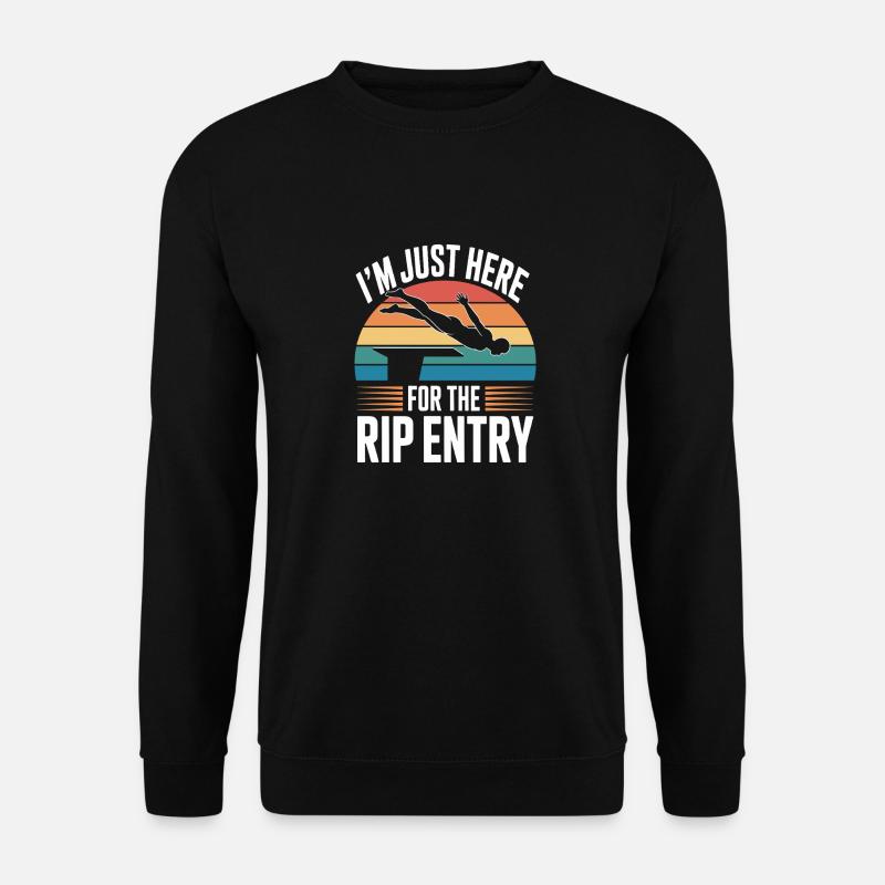 Diving diving board - Unisex Sweatshirt - black