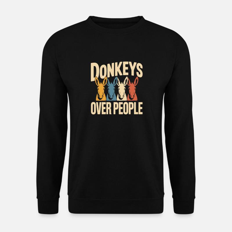 Drôle d’âne - Sweat-shirt Unisexe - noir