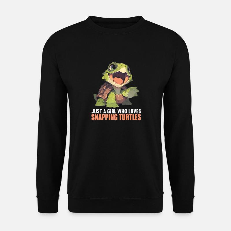Schnappschildkröten Schnappschildkröte - Unisex Pullover - Schwarz