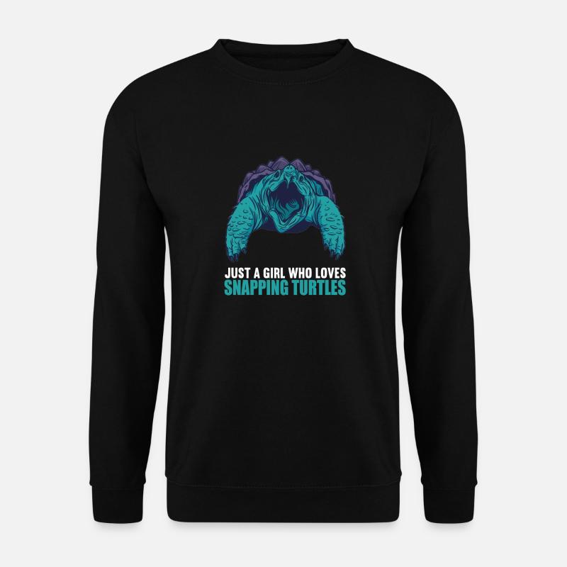 Schnappschildkröten Schnappschildkröte - Unisex Pullover - Schwarz