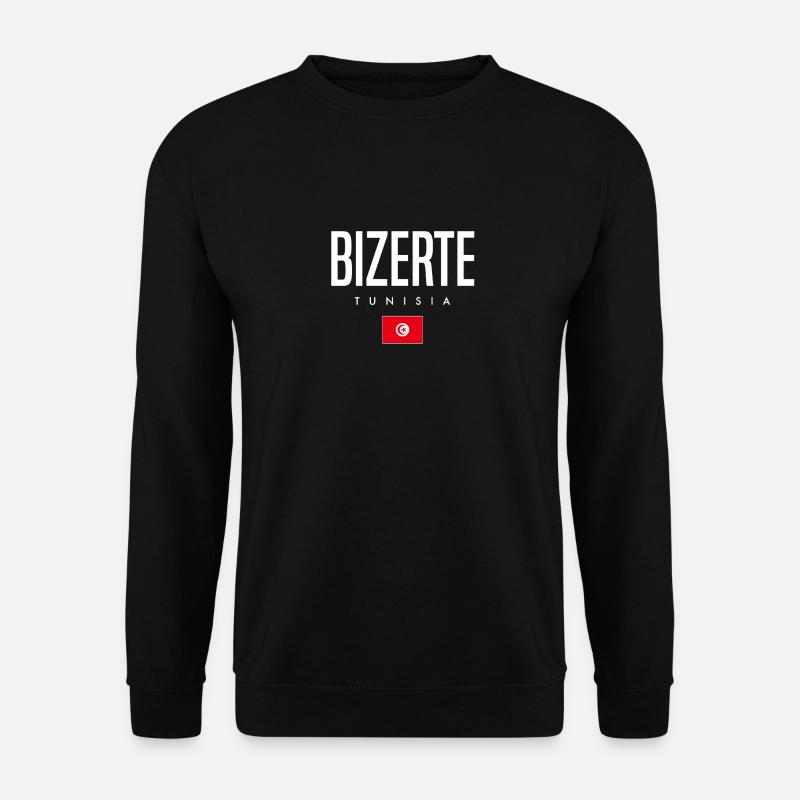 Bizerte, Tunisie - Sweat-shirt Unisexe - noir