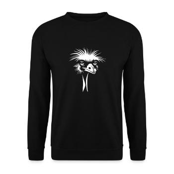 emu - Unisex Sweatshirt - black - Front - Alina (178cm) & Michal (187cm)