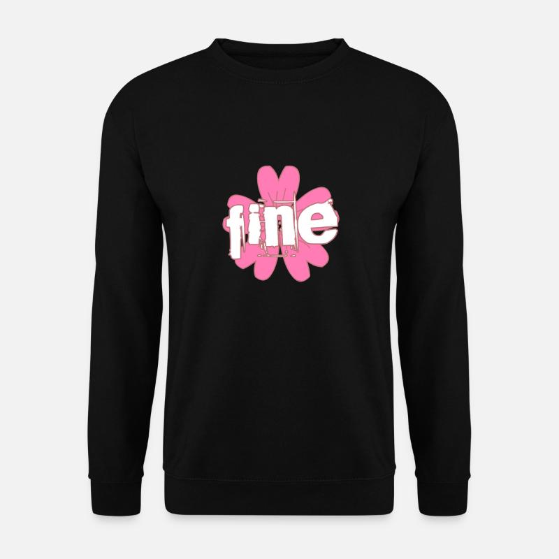 Fine - Unisex Sweatshirt - black