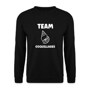 coquillage - Sweat-shirt Unisexe - noir - Devant - Alina (178cm) & Michal (187cm)