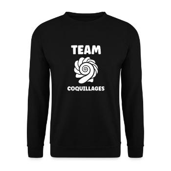coquillage - Sweat-shirt Unisexe - noir - Devant - Alina (178cm) & Michal (187cm)