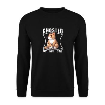 Ignored by my cat - Unisex Sweatshirt - black - Front - Alina (178cm) & Michal (187cm)
