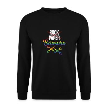 Homosexualité LGBTQ & LGBT Gay Lesbienne - Sweat-shirt Unisexe - noir - Devant - Alina (178cm) & Michal (187cm)
