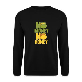 Imker Bienenzüchter Spruch Bienenliebhaber Imkerei - Unisex Pullover - Schwarz - Vorne - Alina (178cm) & Michal (187cm)
