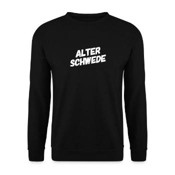 Vieux suédois Fun Design - Sweat-shirt Unisexe - noir - Devant - Alina (178cm) & Michal (187cm)