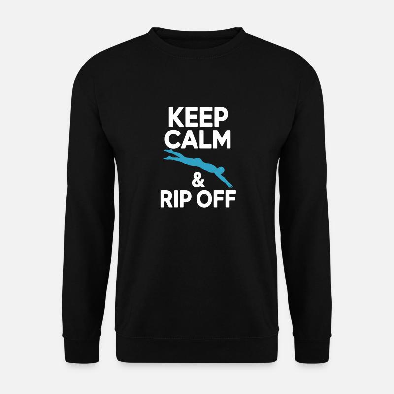 Kunstspringen Turmspringer Sprungbrett - Unisex Pullover - Schwarz
