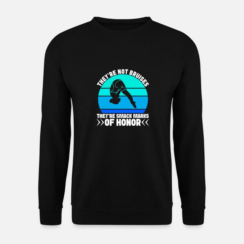 Diving diving board - Unisex Sweatshirt - black