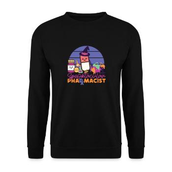 Pharmacy Tech Technician - Unisex Sweatshirt - black - Front - Alina (178cm) & Michal (187cm)
