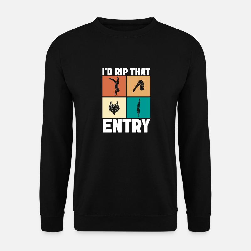 Diving diving board - Unisex Sweatshirt - black