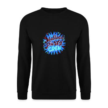 Mallorca Party Crew - Unisex Pullover - Schwarz - Vorne - Alina (178cm) & Michal (187cm)