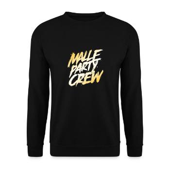 Malle Party Crew - Unisex Pullover - Schwarz - Vorne - Alina (178cm) & Michal (187cm)