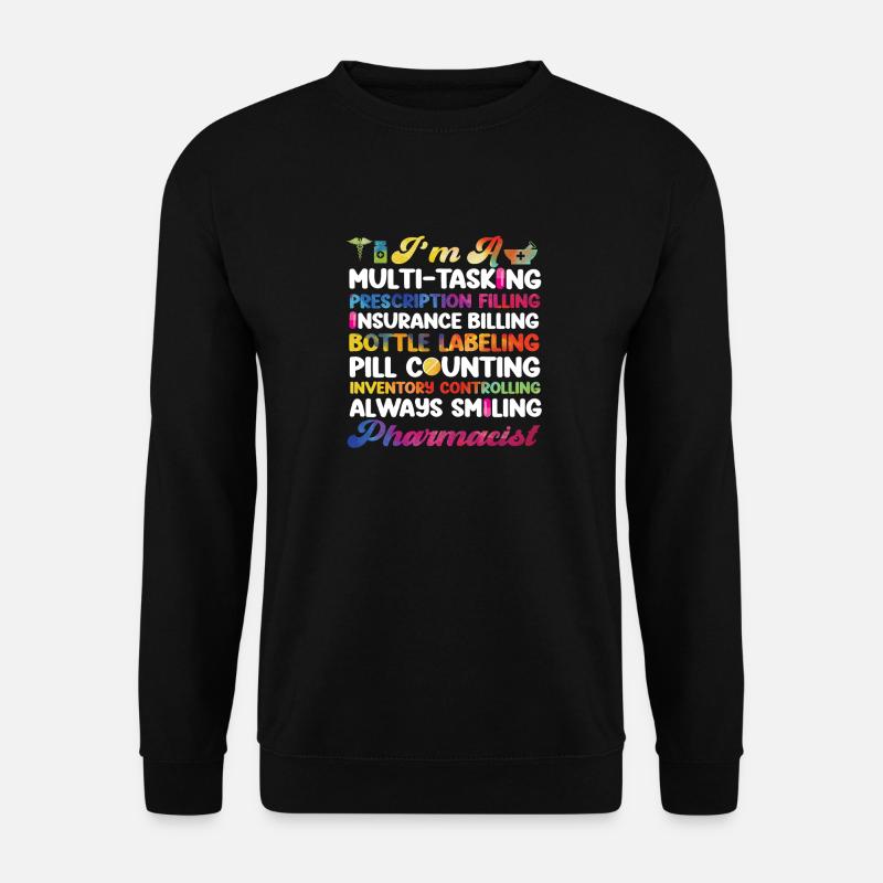 Pharmacy Tech Technician - Unisex Sweatshirt - black