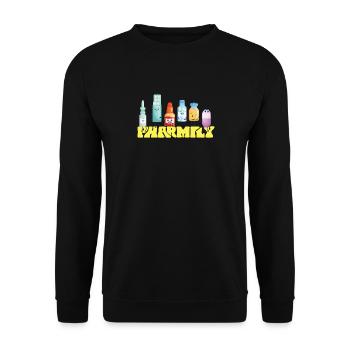 Pharmacy Tech Technician - Unisex Sweatshirt - black - Front - Alina (178cm) & Michal (187cm)