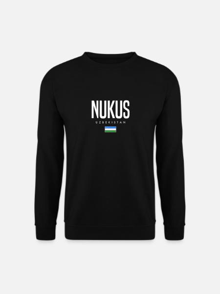 Nukus Uzbekistan - Unisex Sweatshirt - black