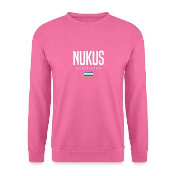 Nukus Usbekistan - Unisex Pullover - Pink - Vorne