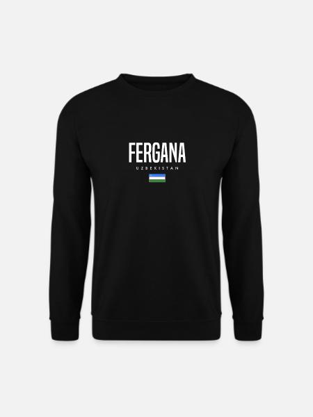 Fergana, Ouzbékistan - Sweat-shirt Unisexe - noir