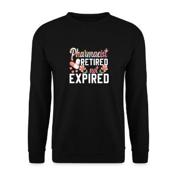 Pharmacy Tech Technician - Unisex Sweatshirt - black - Front - Alina (178cm) & Michal (187cm)