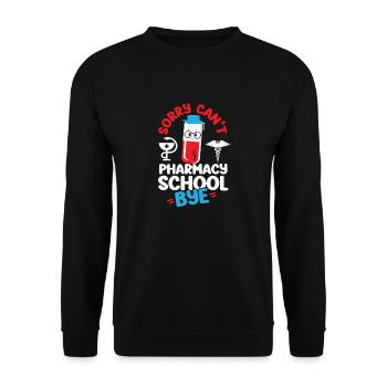 Pharmacy Tech Technician - Unisex Sweatshirt - black - Front - Alina (178cm) & Michal (187cm)