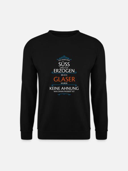 Glaser Beruf - Unisex Pullover - Schwarz