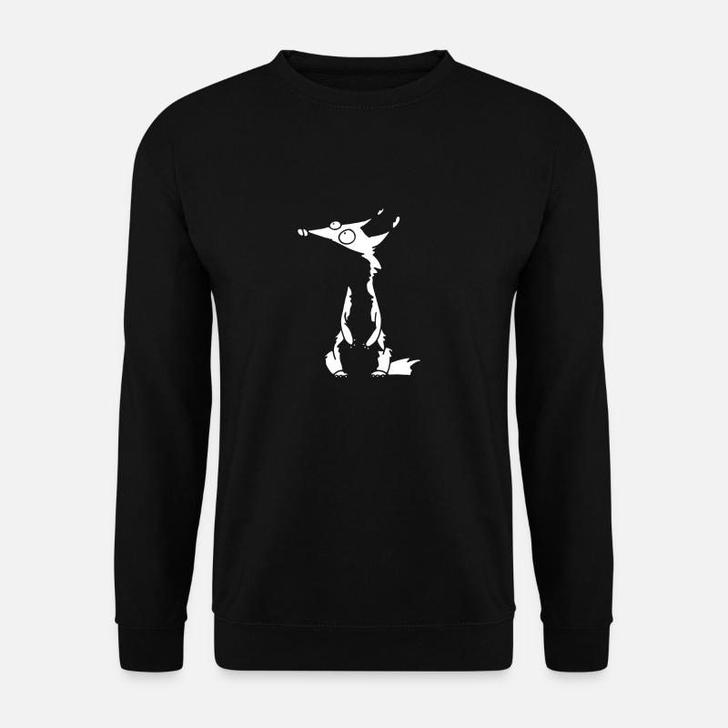 White fox no 3 - Unisex Pullover - Schwarz