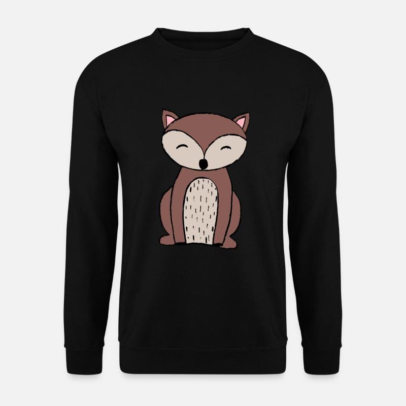 Fox - Unisex Sweatshirt - black