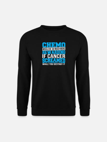 Chemotherapy Cancer Warrior - Unisex Sweatshirt - black