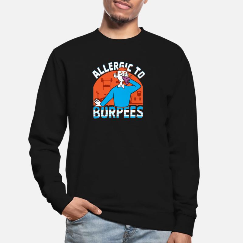 Burpees Training, Squat, Kardiotraining Unisex Pullover