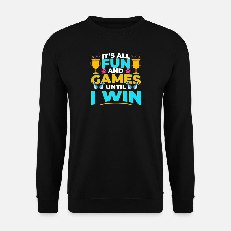 Brettspiele Win Game Night Winning - Unisex Pullover - Schwarz