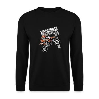 Kinder Motocross - KIDS MX - Sweat-shirt Unisexe - noir - Devant - Alina (178cm) & Michal (187cm)