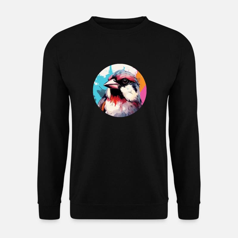 Haussperling - Unisex Pullover - Schwarz