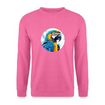Blau-Gold Ara - Unisex Pullover - Pink - Vorne