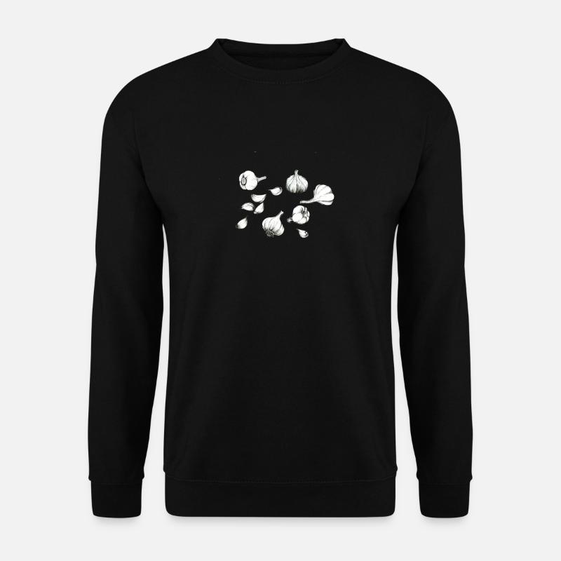 Knoblauch - Unisex Pullover - Schwarz