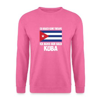 Lustiger Kuba Urlaub Spruch - Unisex Pullover - Pink - Vorne