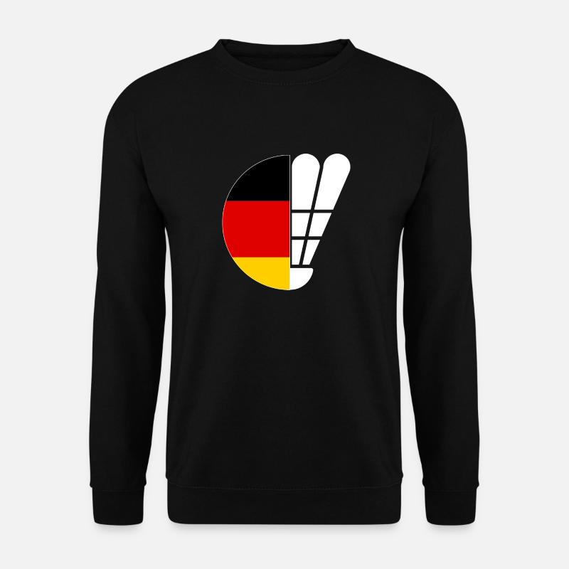 Badminton German Flag Badminton - Unisex Sweatshirt - black