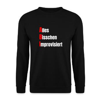 Examens du baccalauréat réussis, les élèves font la fête ! - Sweat-shirt Unisexe - noir - Devant - Alina (178cm) & Michal (187cm)