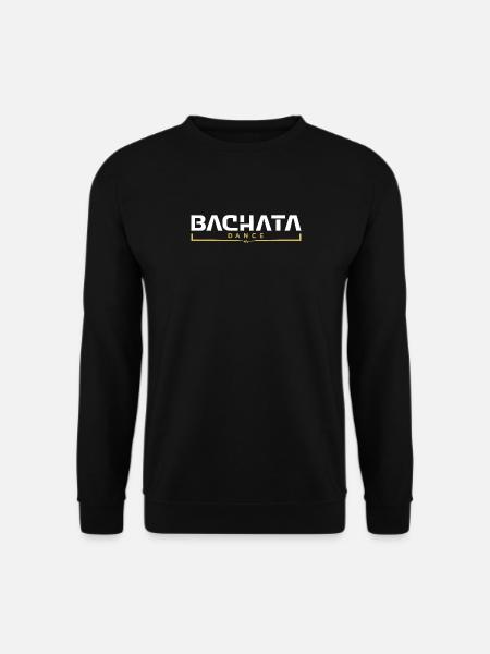 Bachata Dance Logo Weißgold – Lateinamerikanischer Tanz - Unisex Pullover - Schwarz