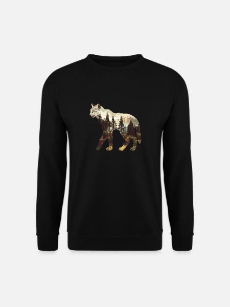 Lynx - Sweat-shirt Unisexe - noir