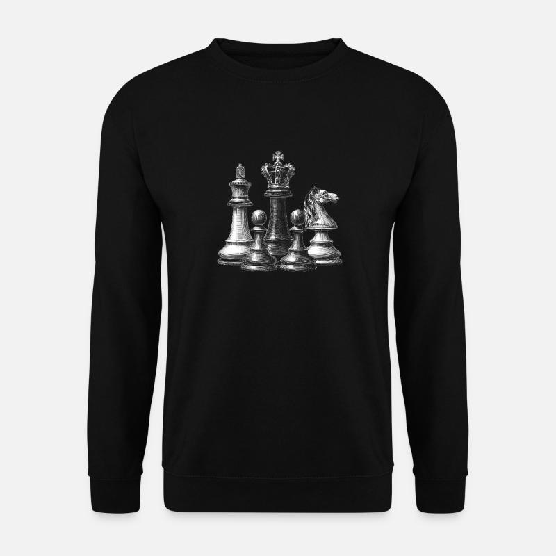 Schach - Unisex Pullover - Schwarz