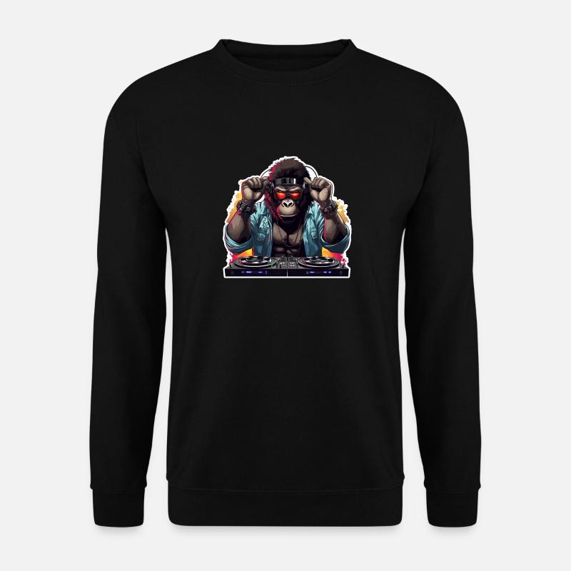 DJ Gorilla - Unisex Sweatshirt - black