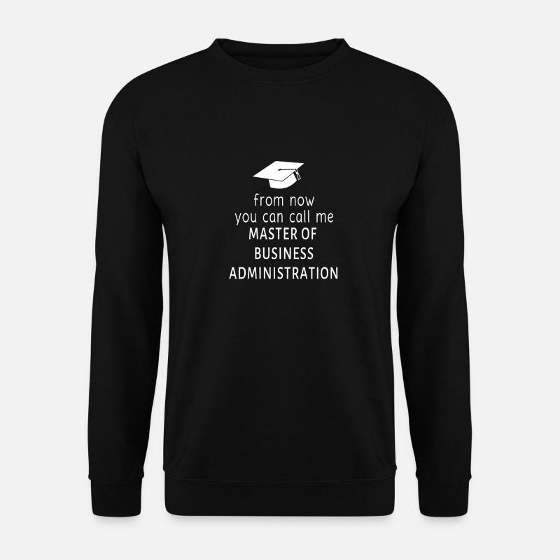 Master en administration des affaires - Sweat-shirt Unisexe - noir