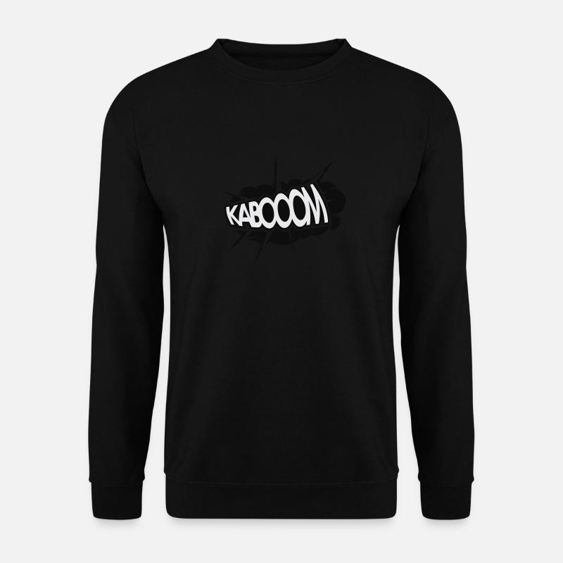 Comic Language KABOOOM (explosion) - Unisex Sweatshirt - black