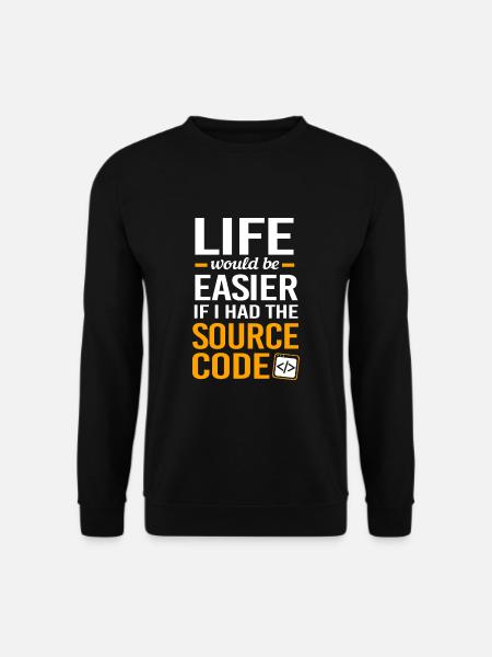 Cybersecurity Cyber Programmer Hacker - Unisex Sweatshirt - black