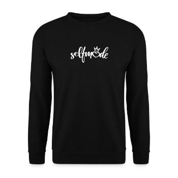T-shirt / Camouflage fait maison - Blanc - Sweat-shirt Unisexe - noir - Devant - Alina (178cm) & Michal (187cm)