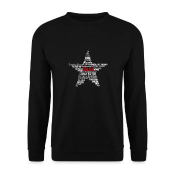 Salsa Star Shirt white - Mambo New York - Unisex Pullover - Schwarz - Vorne - Alina (178cm) & Michal (187cm)