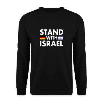 Israel - Sweat-shirt Unisexe - noir - Devant - Alina (178cm) & Michal (187cm)