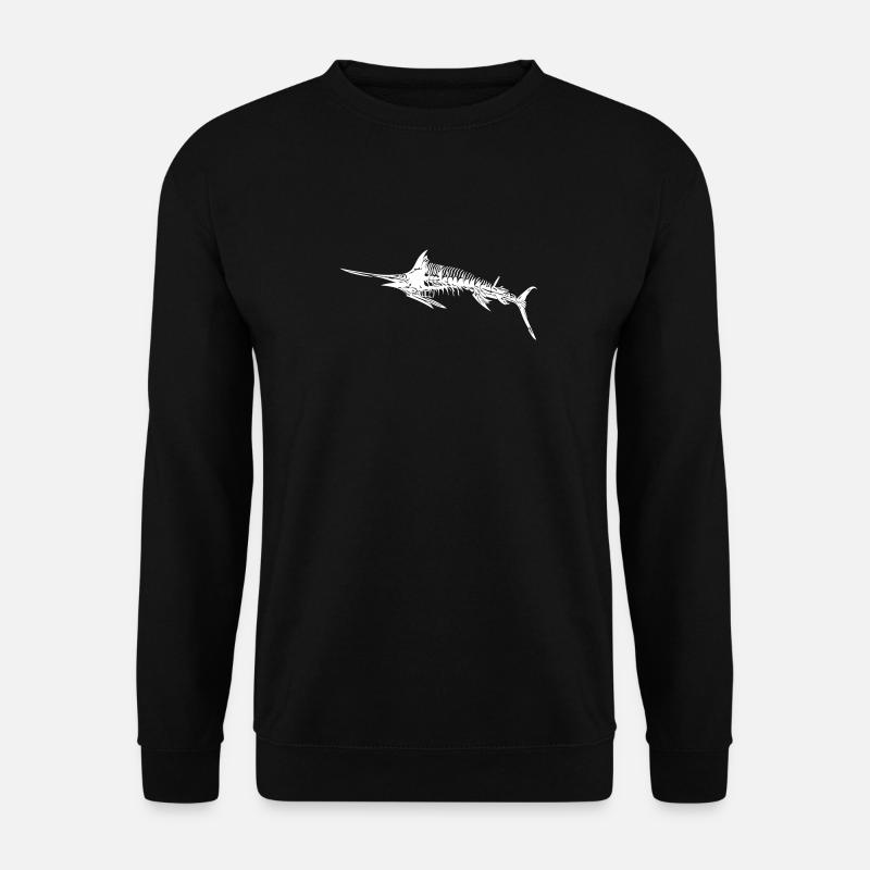 Swordfish skeleton - Unisex Sweatshirt - black